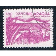 Nicaragua 1303 Used Rice paddy ur 1983 (N0621)+