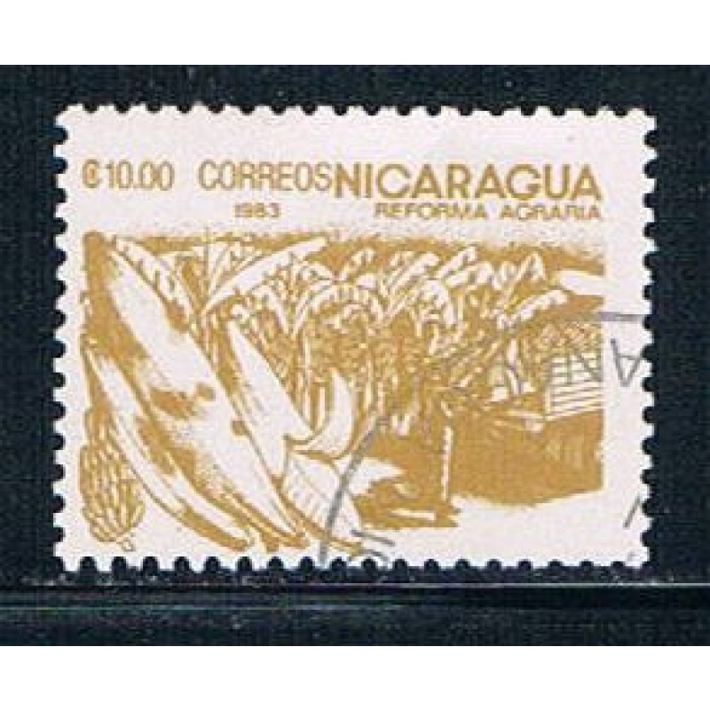 Nicaragua 1305 Used Bananas (N0274)+