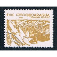 Nicaragua 1305 Used Bananas ll 1983 (N0628)+