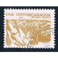 Nicaragua 1305 Used Bananas lr 1983 (N0630)+