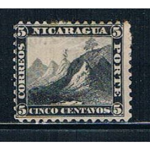 Nicaragua 5 MH Liberty Cap CV 100.00 (N0190)