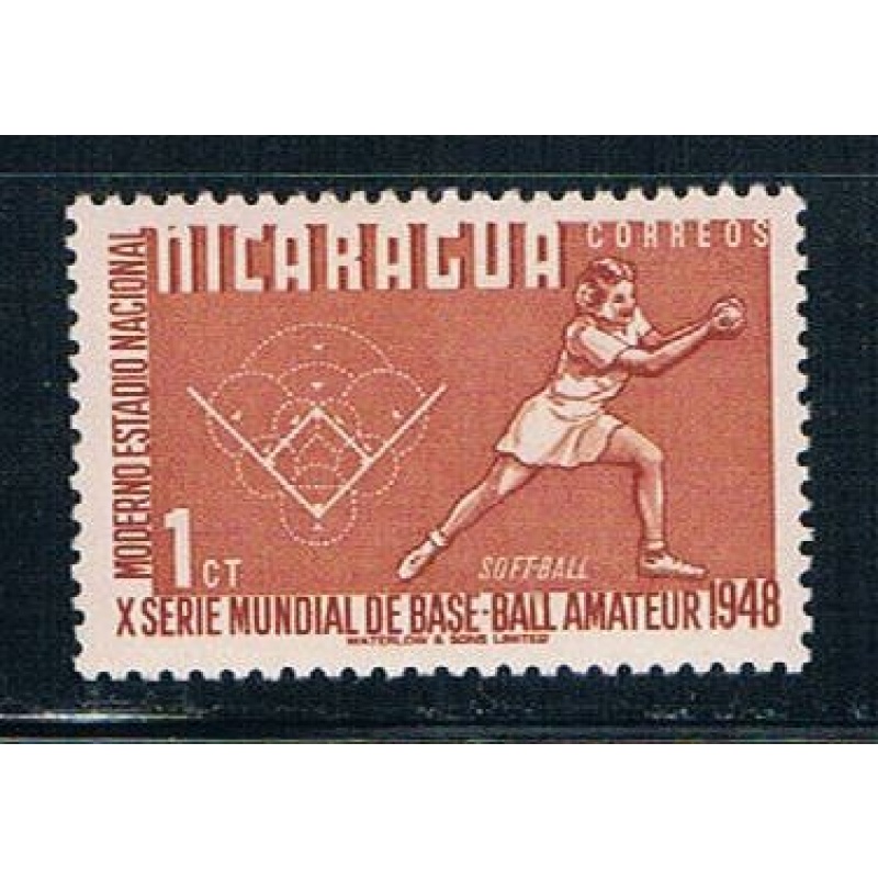 Nicaragua 717 Unused Softball (N0238)