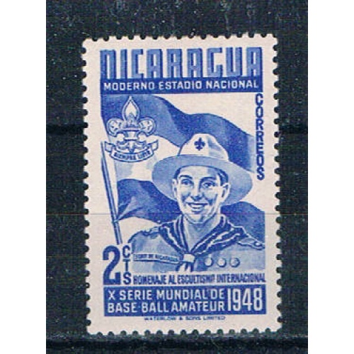 Nicaragua 718 MLH boy scouts (N0248)+