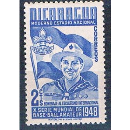 Nicaragua 718 Unused Boy Scouts 1949 (N0604)+