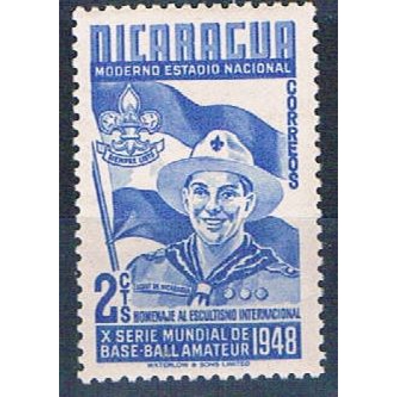 Nicaragua 718 Unused Boy Scouts 1949 (N0604)+