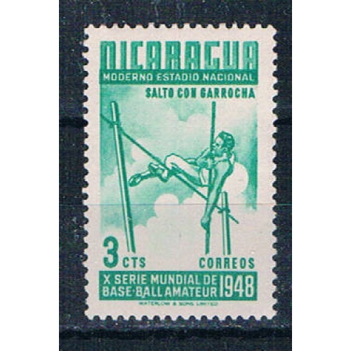 Nicaragua 719 MNH Pole Vault (N0249)+