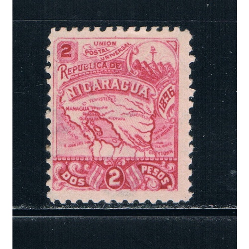 Nicaragua 89H MLH Map of Nicaragua CV 49.00 (N0181)