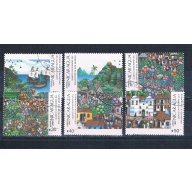 Nicaragua C1155-60 Used set Discovery of America 1987 CV 1.95 (N0715)+