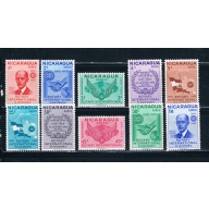 Nicaragua C353-62 MLH set Rotary international CV 2.35 (N0262)