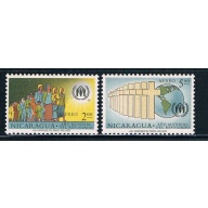 Nicaragua C452-53 Unused set Immigration CV 1.50 (N0308)+