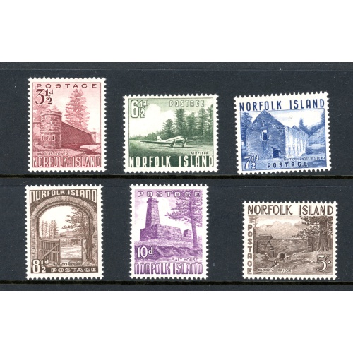 Norfolk Island 13-18 MNH 1953