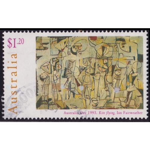 AUSTRALIA 1995 Australia Day Kite Flying $1.20 Sc#1421 USED @O113
