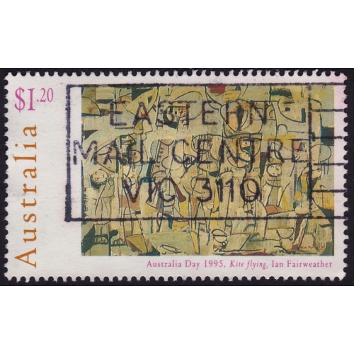 AUSTRALIA 1995 Australia Day Kite Flying $1.20 Sc#1421 USED @O130
