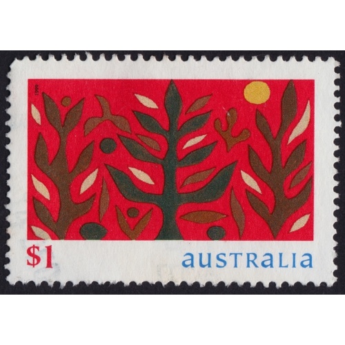 AUSTRALIA 1999 Christmas $1.00 Sc#1796 USED @O217