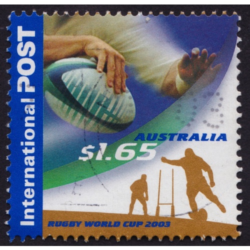 AUSTRALIA 2003 Rugby World Cup $1.65 Sc#2201 USED @O385
