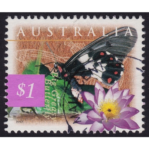 AUSTRALIA 1996 Fauna/Fauna Big Greasy/Lily $1 Sc#1522 USED @O467