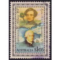 AUSTRALIA 1991 Explorers Eyre/Vancouver $1.05 Sc#1226 USED @O490