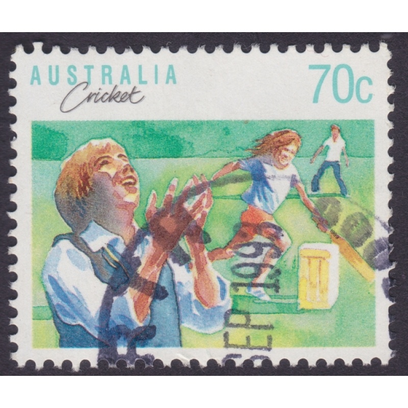 AUSTRALIA 1989 Sports 70c Cricket Sc#1111 USED @O513