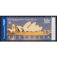AUSTRALIA 2000 Tourist Attractions Sydney Opera House 50c Sc#1839 USED @O552