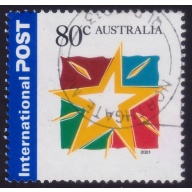 AUSTRALIA 2001 Christmas 80c Sc#2001 USED @O566