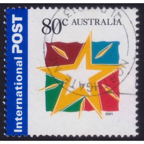 AUSTRALIA 2001 Christmas 80c Sc#2001 USED @O566