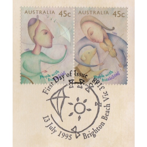 Australia: 1995 People With Disabilities FDC. Ref: P0500