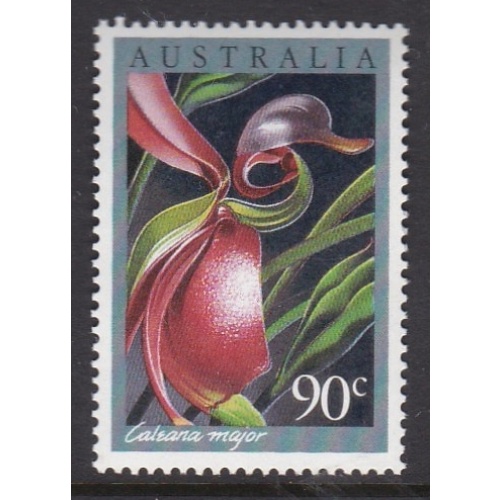 Australia. 1986 Orchids. MNH 90c Stamp. Ref: P0536