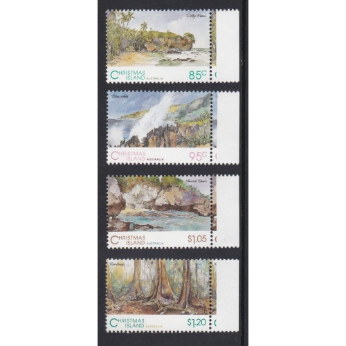 Christmas Island: 1993 Scenic Views MNH Stamps Set 4. Ref: P0546