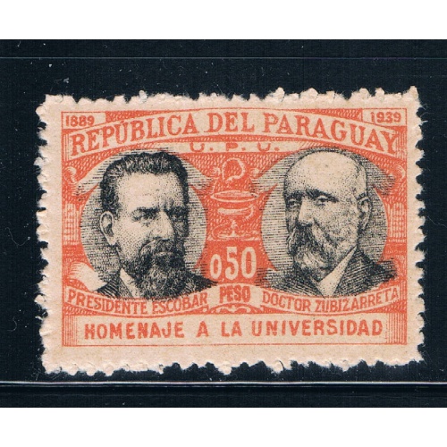 Paraguay 351 Unused President Escobar (GI0194)