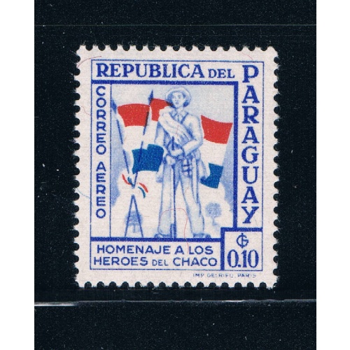 Paraguay C233 Unused Soldiers and Flags (GI0200)+