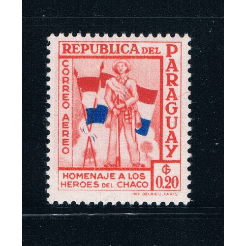Paraguay C235 Unused Soldiers and Flags (GI0201)+