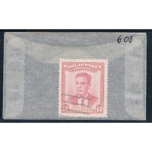 Philippines 600 Used Bonifacio 1952 (P0208)