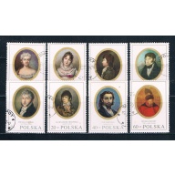 Poland 1748-55 Used set Portraits 1975 CV 2.00 (MV0033)+