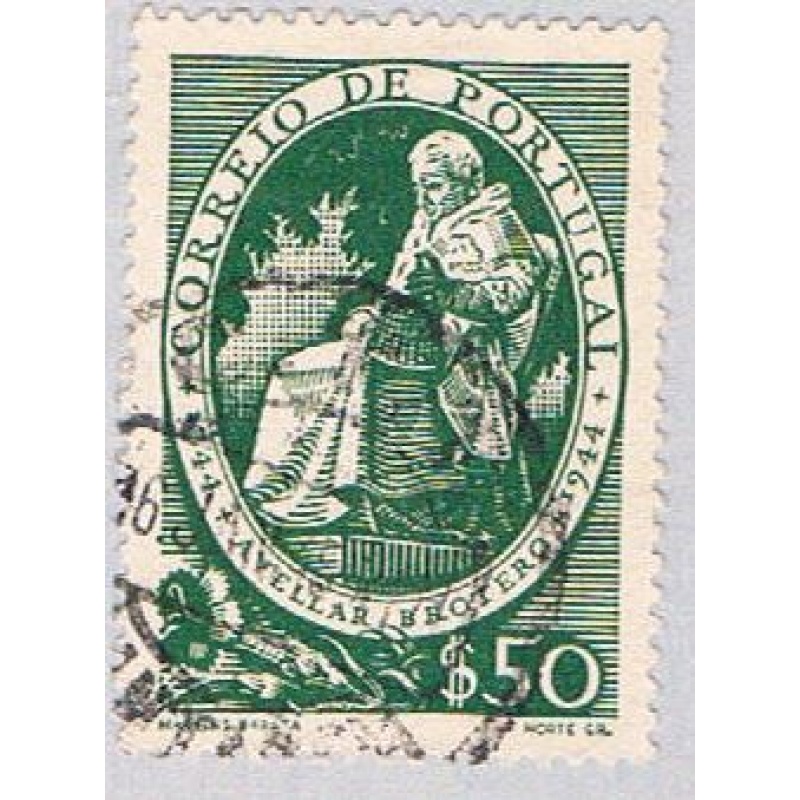 Portugal 639 Used Statue of Brotero 1944 (BP39722)