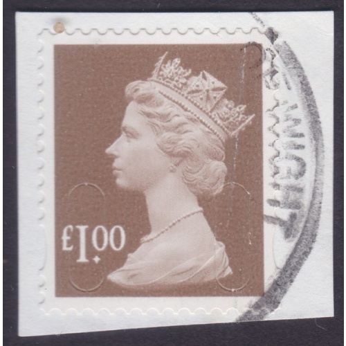 GB 2012 Machin £1.00 M12L Sc#MH427 USED ON PIECE @Q460