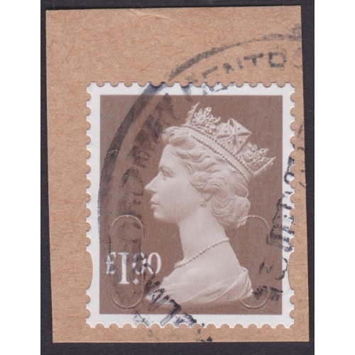 GB 2015 Machin £1.00 M15L Sc#MH427 USED ON PIECE @Q467