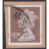 GB 2012 Machin £1.00 M12L Sc#MH427 USED ON PIECE @Q487