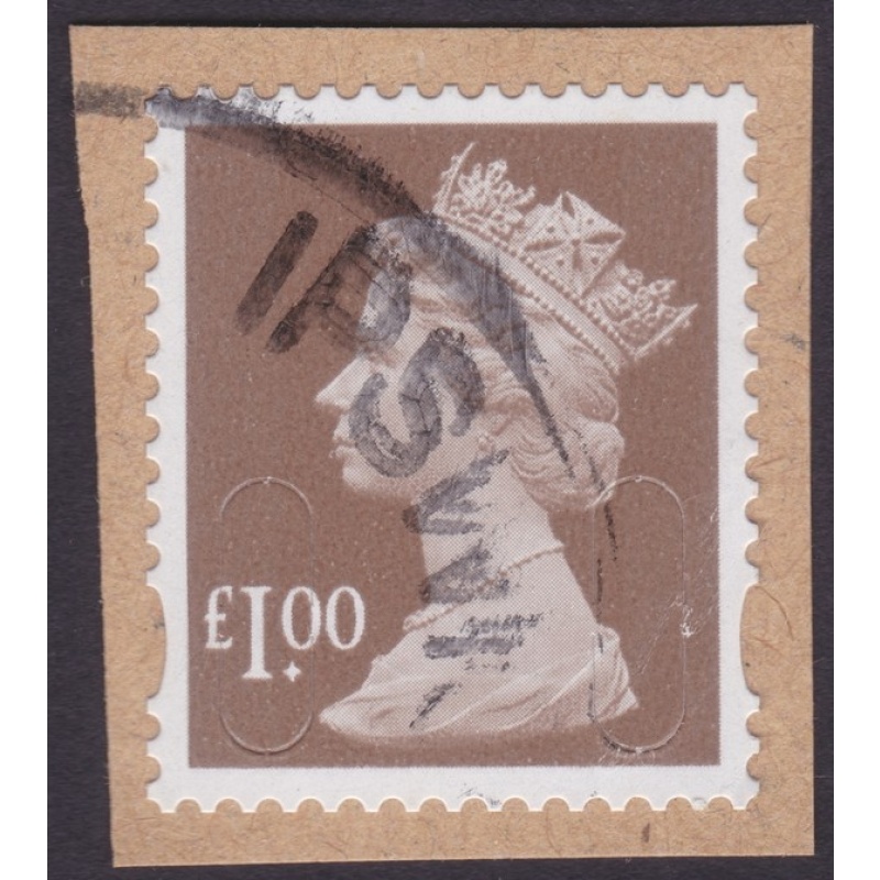 GB 2012 Machin £1.00 M12L Sc#MH427 USED ON PIECE @Q487