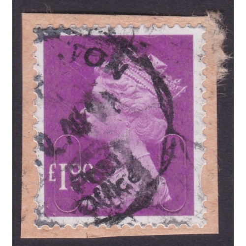 GB 2012 Machin £1.50 M12L Sc#MH418 USED ON PIECE @Q491