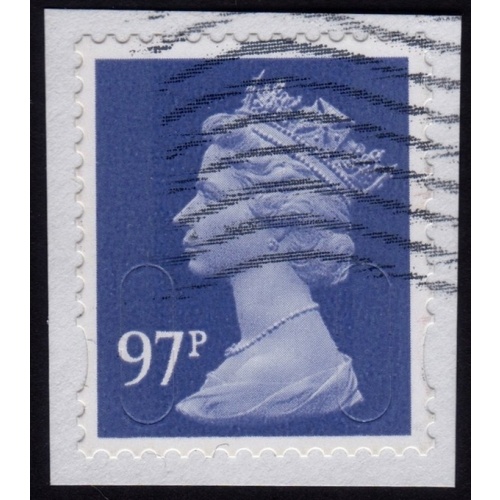 GB 2014 Machin 0.97p M14L Sc#MH443 USED ON PIECE @QQ086