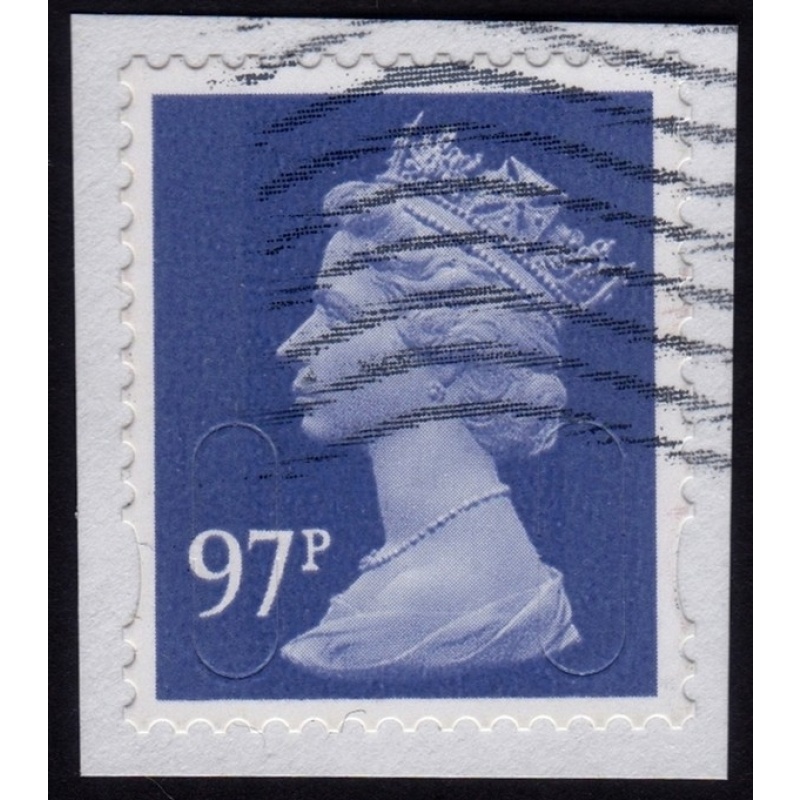 GB 2014 Machin 0.97p M14L Sc#MH443 USED ON PIECE @QQ086
