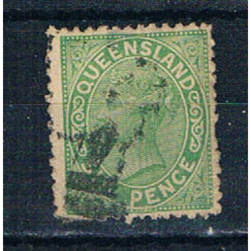 Queensland 69 Used Queen Victoria CV 35.00 (Q0068)