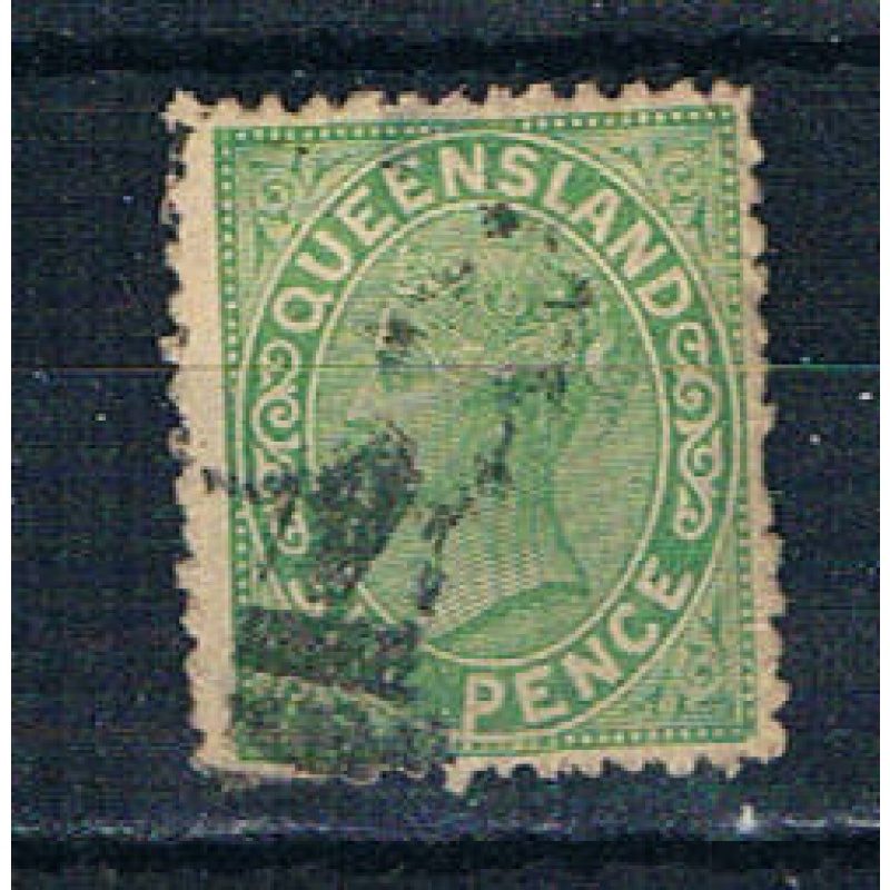 Queensland 69 Used Queen Victoria CV 35.00 (Q0068)