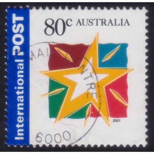 AUSTRALIA 2001 Christmas 80c Sc#2001 USED @RM017