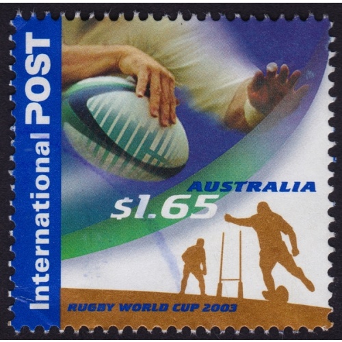 AUSTRALIA 2003 Rugby World Cup $1.65 Sc#2201 USED @RM058