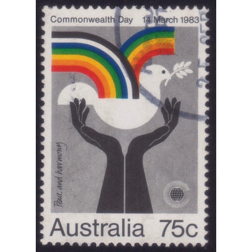 AUSTRALIA 1983 Commonwealth Day 75c Sc#867 USED @RM030