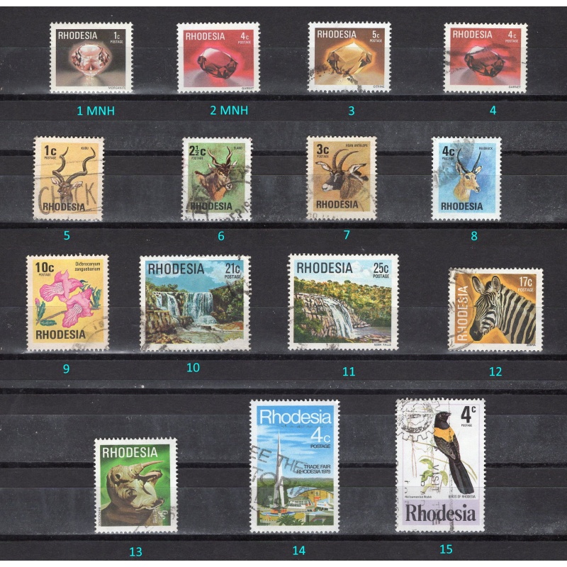 Rhodesia - mnh and used