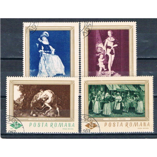Romania 1907-08;1910-11 Used Paintings 1967 CV 1.00 (R1197)