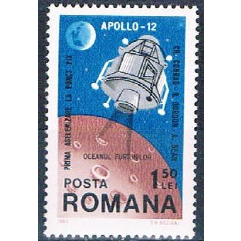 Romania 2137 Unused Apollo 12 1969 (R0615)
