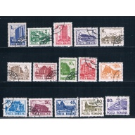 Romania 3664-78 Used set Hotels Lodges and Resorts CV 4.25 (GI0524)+